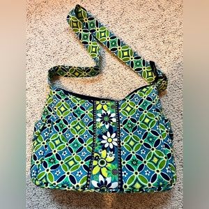 Vera Bradley Daisy Daisy On The Go Shoulder Bag